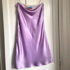 COPY - 2000s style UNIF light purple dress 100% lavender silk